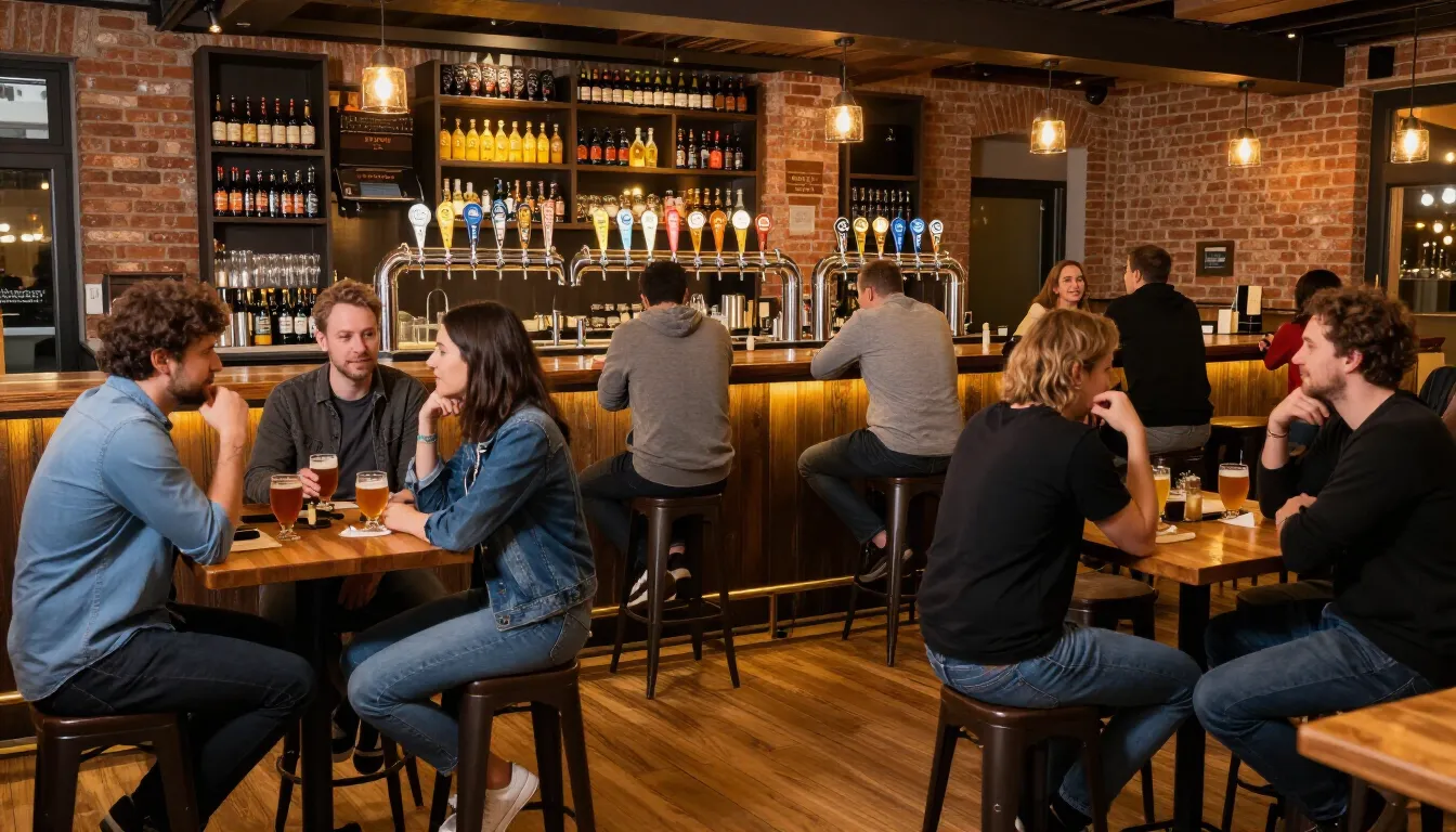 Inside Taproom Wilanów and our taps