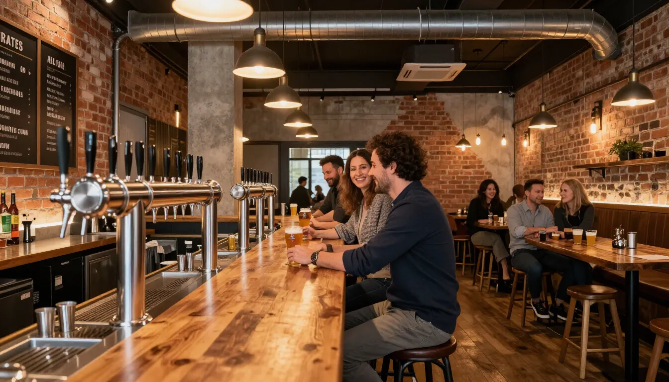 Inside Taproom Wilanów