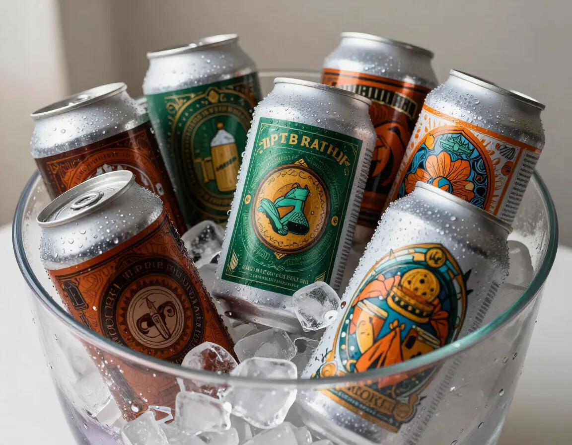 Craft beer labels