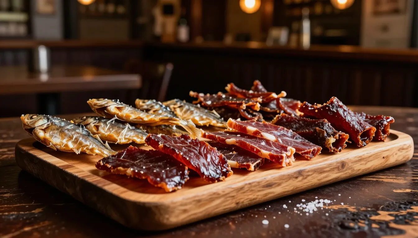 Snacks at the bar